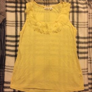 Women’s Cato Sleeveless Top with Neck Ruffles